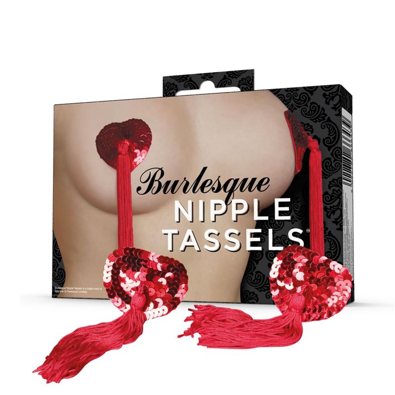 Burleskimaiset nännisuojat tupsuilla
