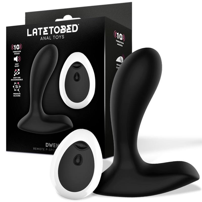 Latetobed ​​Dwen P-Spot -vibraattori USB-kaukosäätimellä