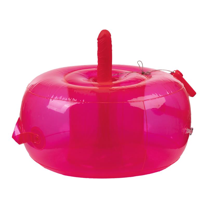 Inflatable Fun Cushion With Vibrating Dildo And Remote Control