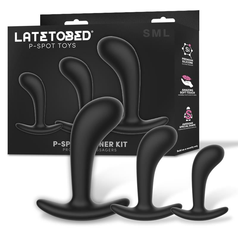 Latetobed-setti, 3 kpl P-Spot Trainer -eturauhashierontalaitteita