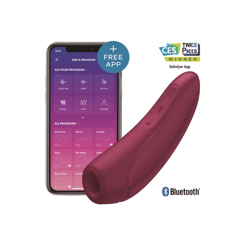 Satisfyer Stimulator Curvy 1 + Rose Red