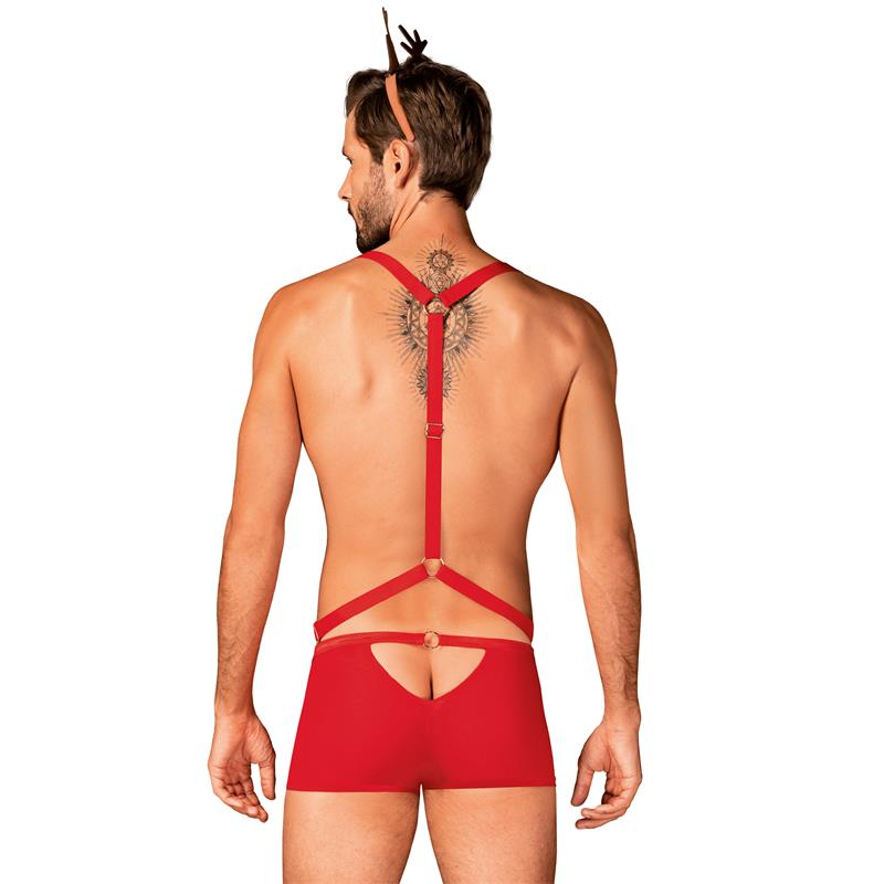 Obsessive Mr.Reindy Shorts, Harness and Headband Set