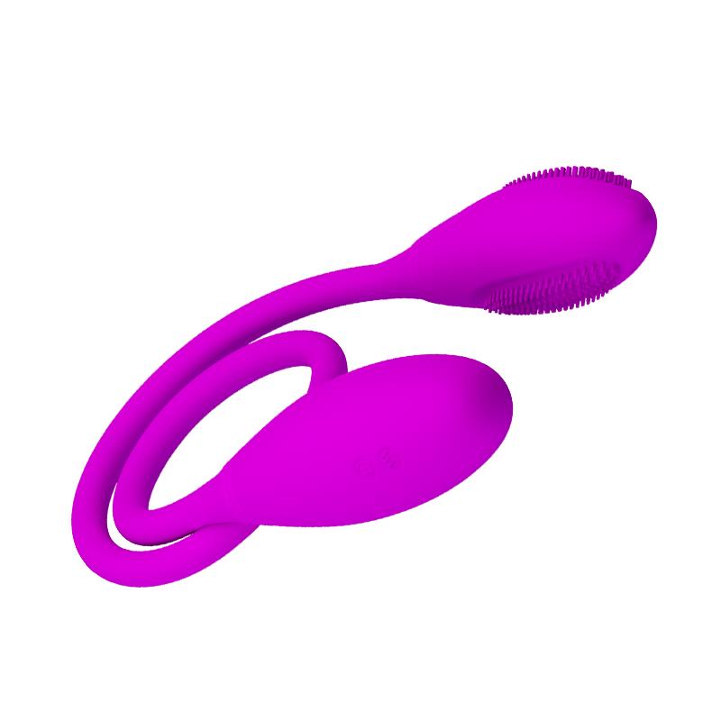 Pretty Love -värähtelevät munat, käärmemäinen, violetti