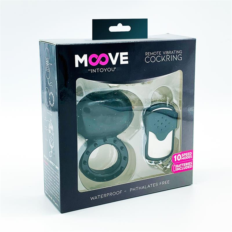 Moove Vibrating Penis Ring With Remote Control