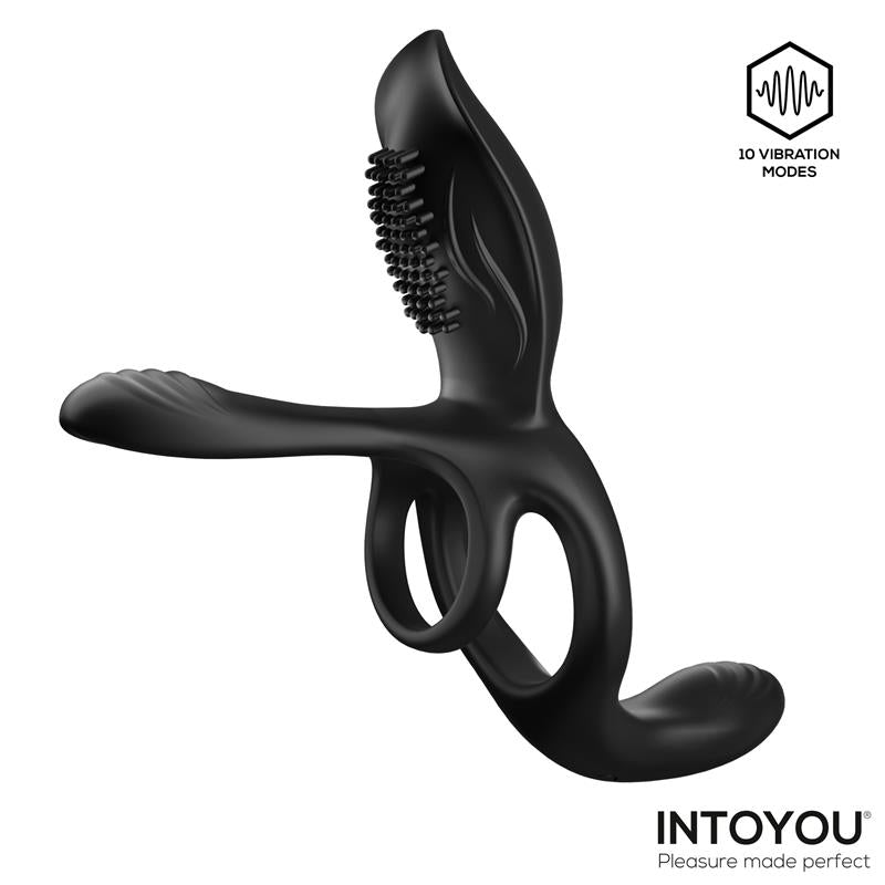 Intoyou Daxer Girth Gainer Vibrating Double Cock Ring