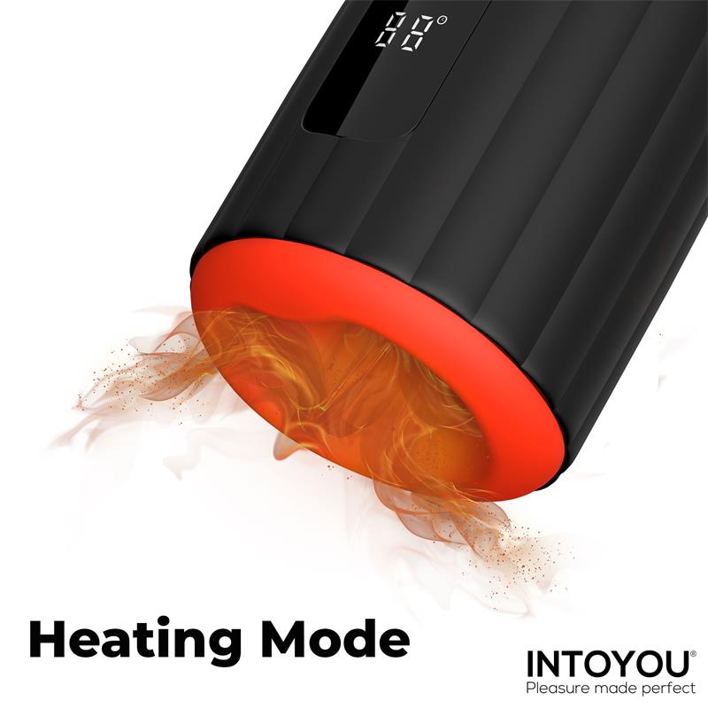 Intoyou Karter Advanced Masturbaattori, jossa on värinä, lämpö ja digitaalinen näyttö
