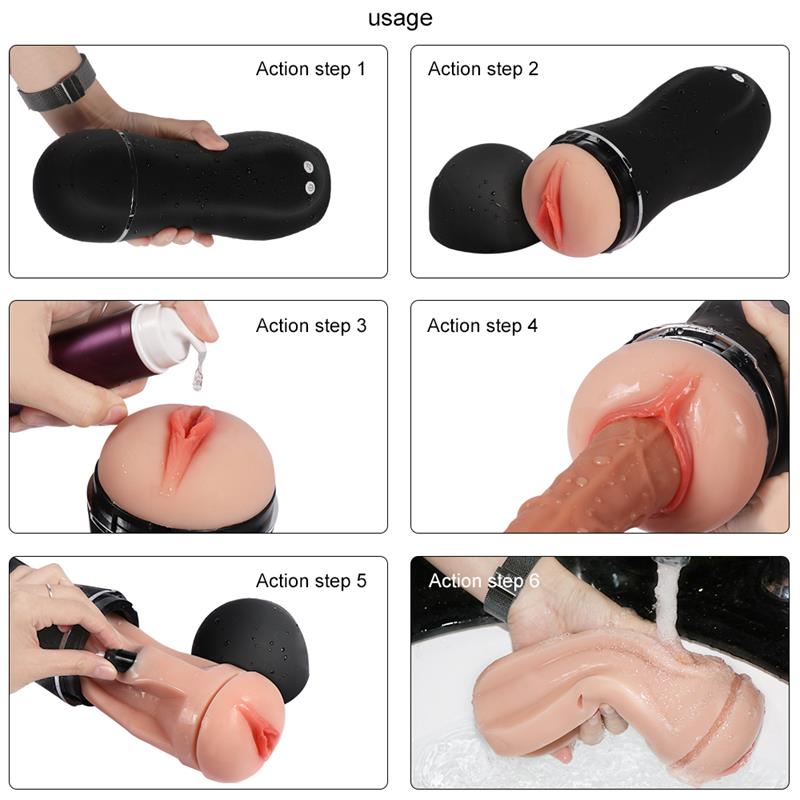 Sheque Vibroiva Masturbaatio USB Tiny Man