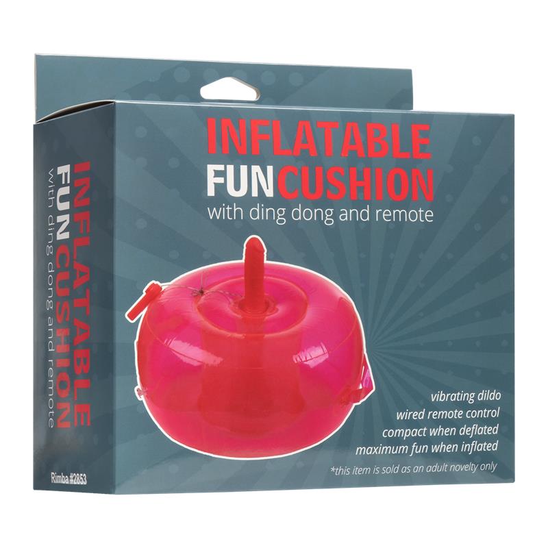 Inflatable Fun Cushion With Vibrating Dildo And Remote Control