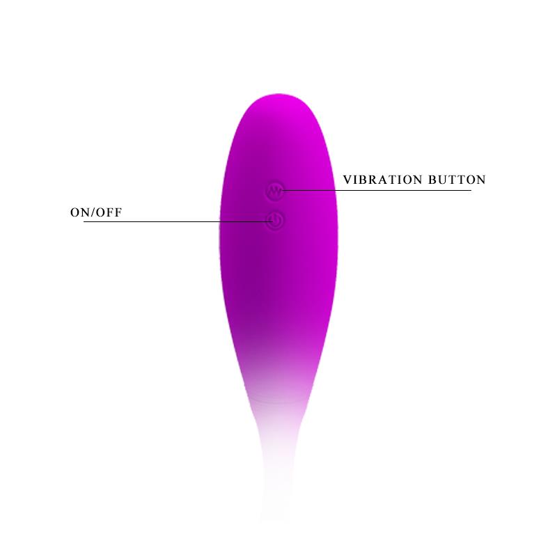 Pretty Love -värähtelevät munat, käärmemäinen, violetti