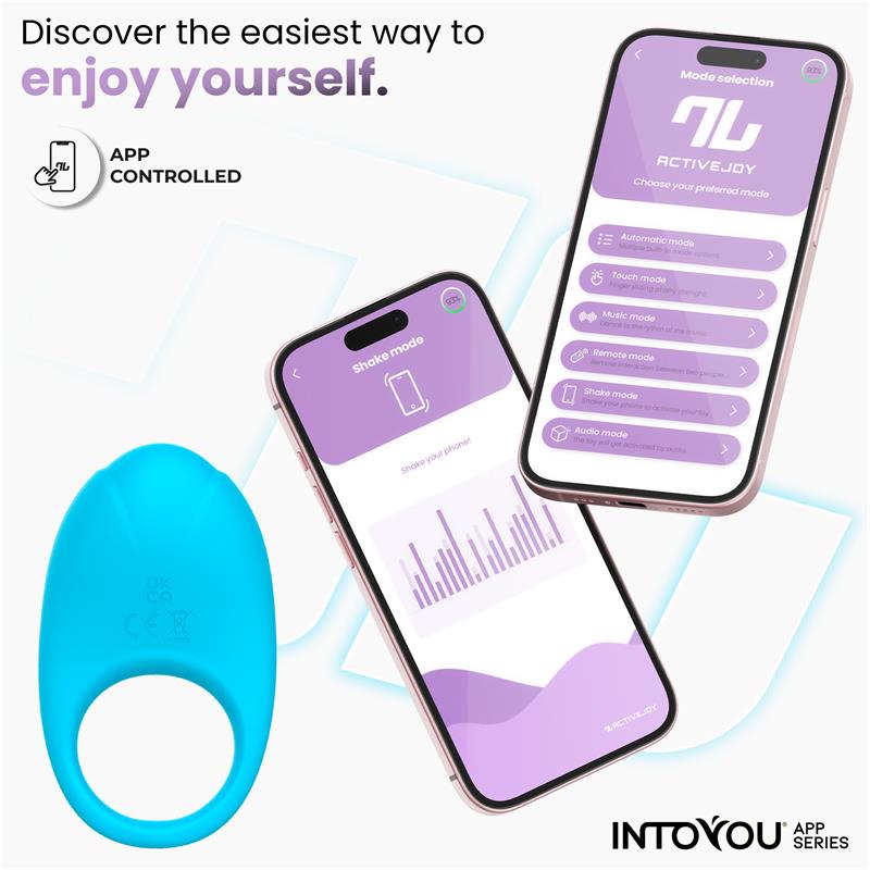 INTOYOU App Series Ringo -värähtelevä rengas sovelluksella