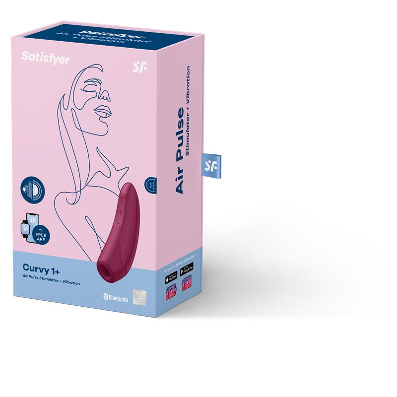 Satisfyer Stimulator Curvy 1 + Rose Red