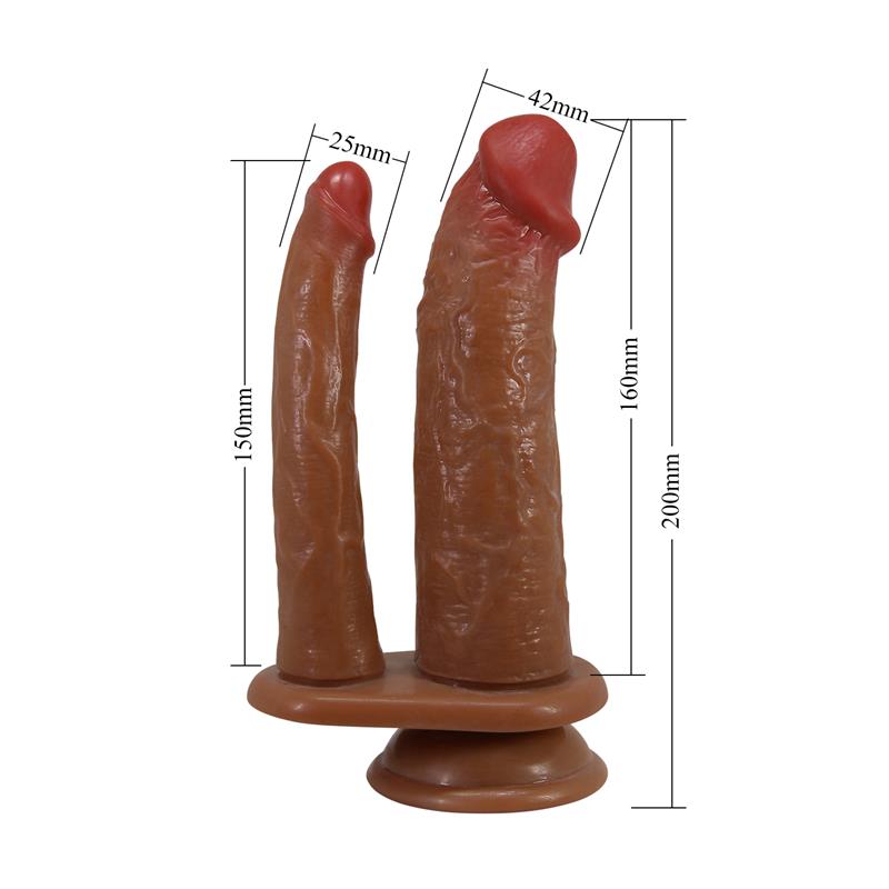 Prettylove Hulbert Tupladildo Vibraatiolla