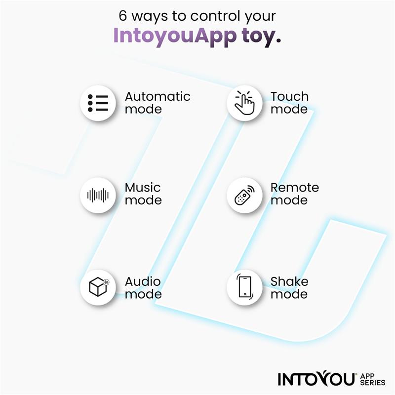 INTOYOU App Series Ringo -värähtelevä rengas sovelluksella