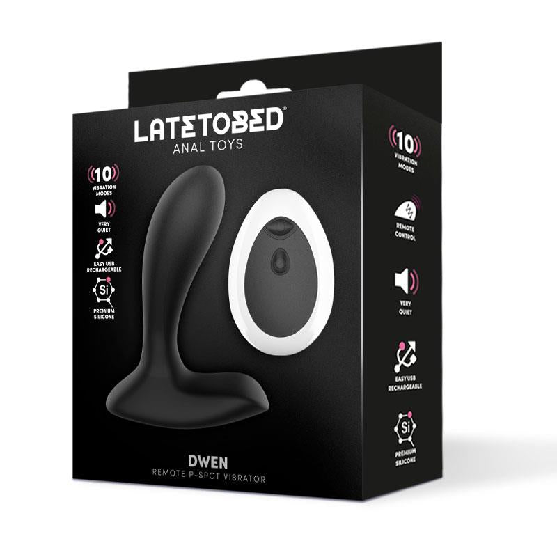 Latetobed ​​Dwen P-Spot -vibraattori USB-kaukosäätimellä