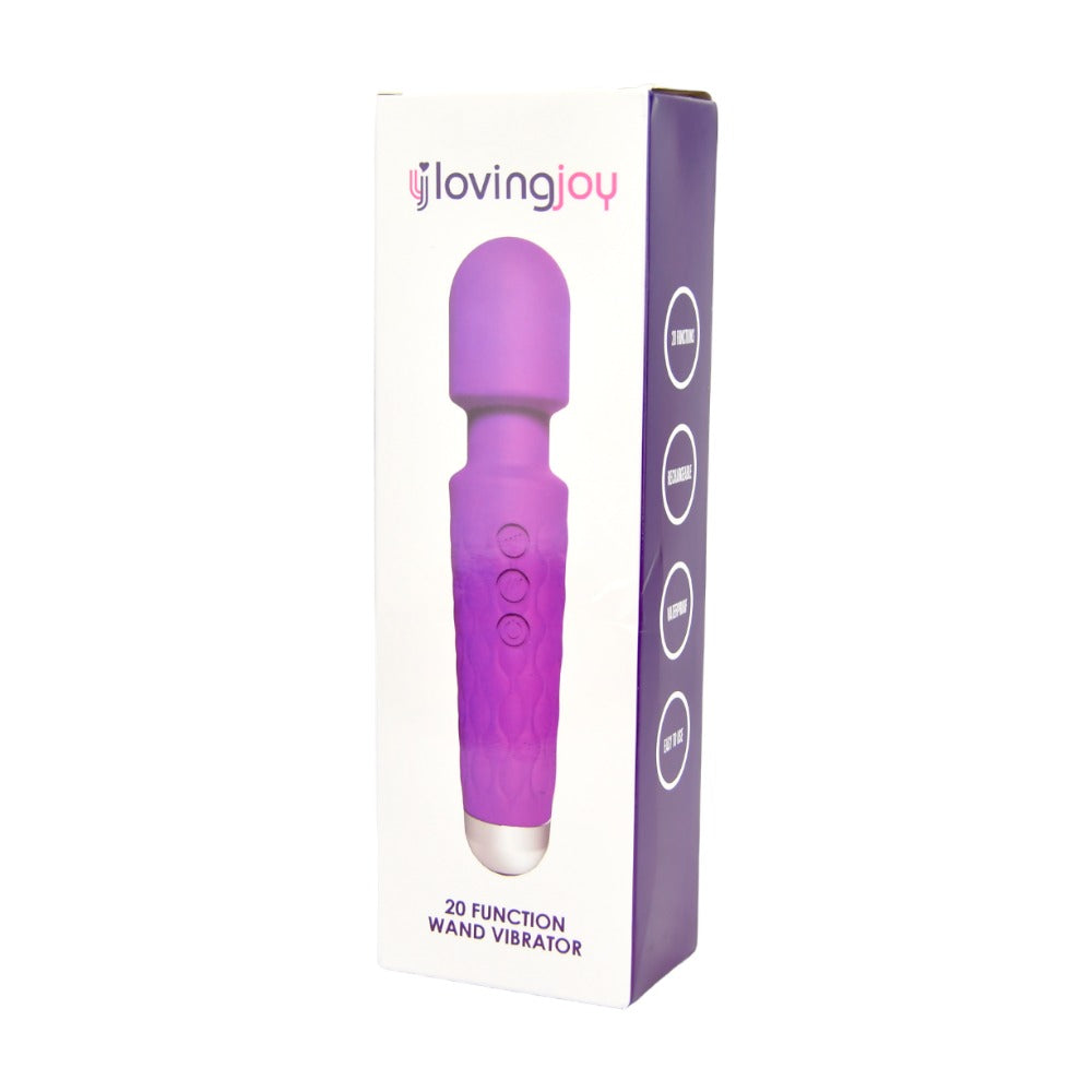 Loving Joy 20-toimintoinen sauvavibraattori violetti