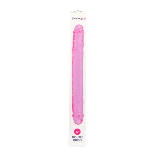 Loving Joy 12 tuuman tupladildo pinkki