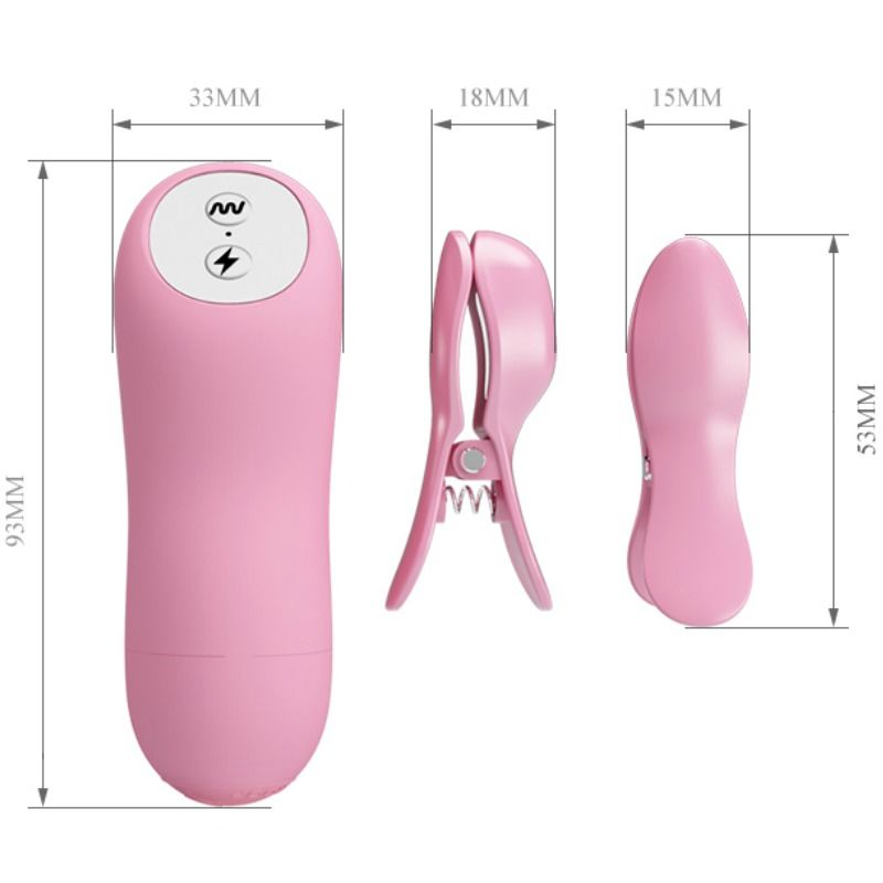 Baile Romantic Wave Tweezers With Vibration And Electroshocks