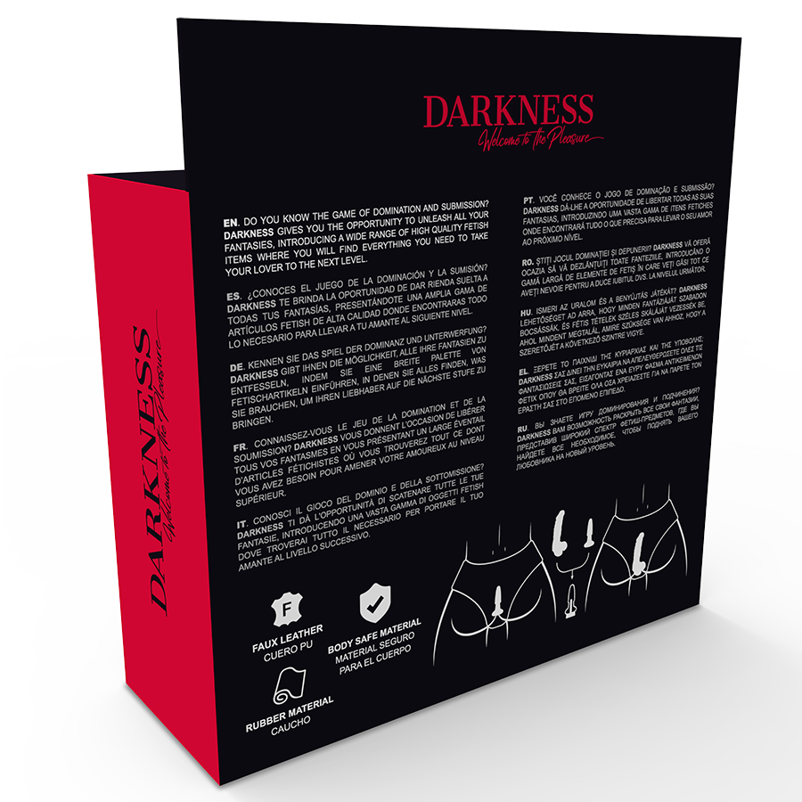 DARKNESS - PIkkuhousut tulpalla ja vaihdettavalla dildolla