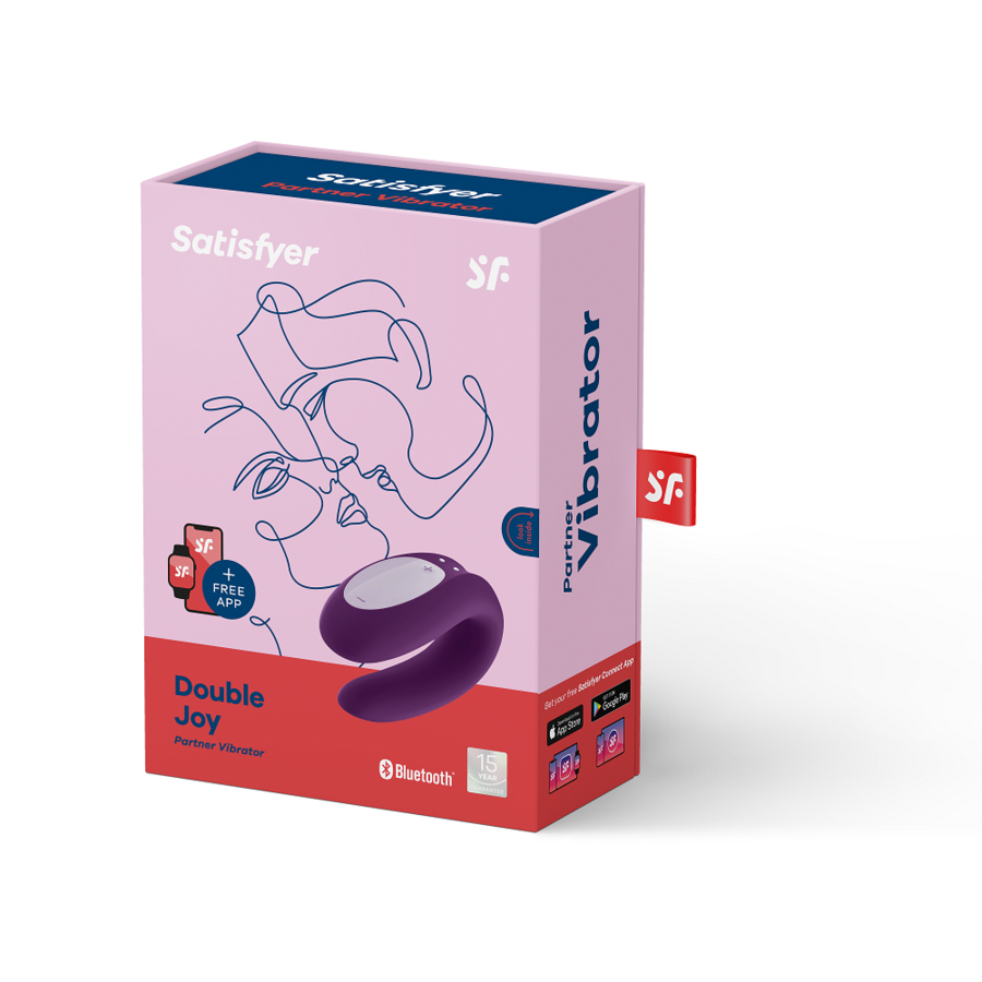 SATISFYER - KAKSINKERTAINEN ILO CON-SOVELLUS VIOLETTI