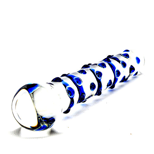 Spectrum Nubby -teksturoitu lasinen dildo