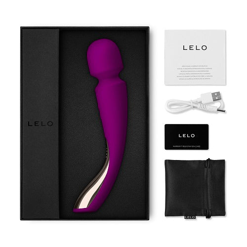 LELO Smart Wand 2 keskikokoinen, tummanpunainen